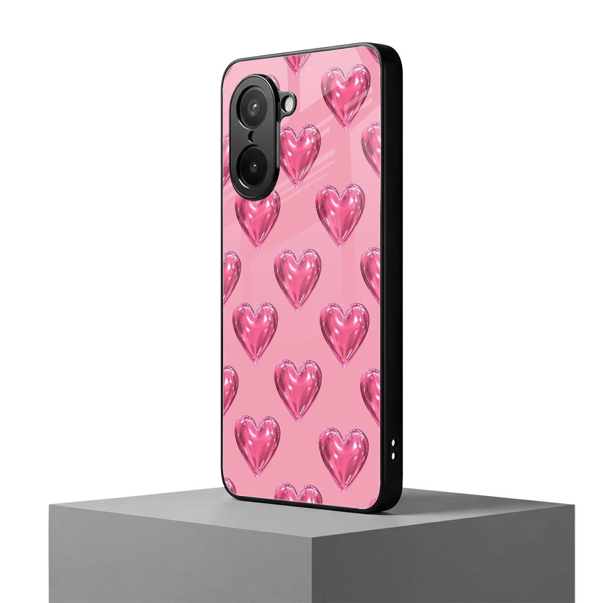 Chrome Blush oneplus nord ce5 5g mobile cover | shockproof glass phone case