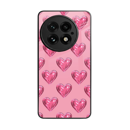 Chrome Blush back phone cover | glass case for oneplus 13