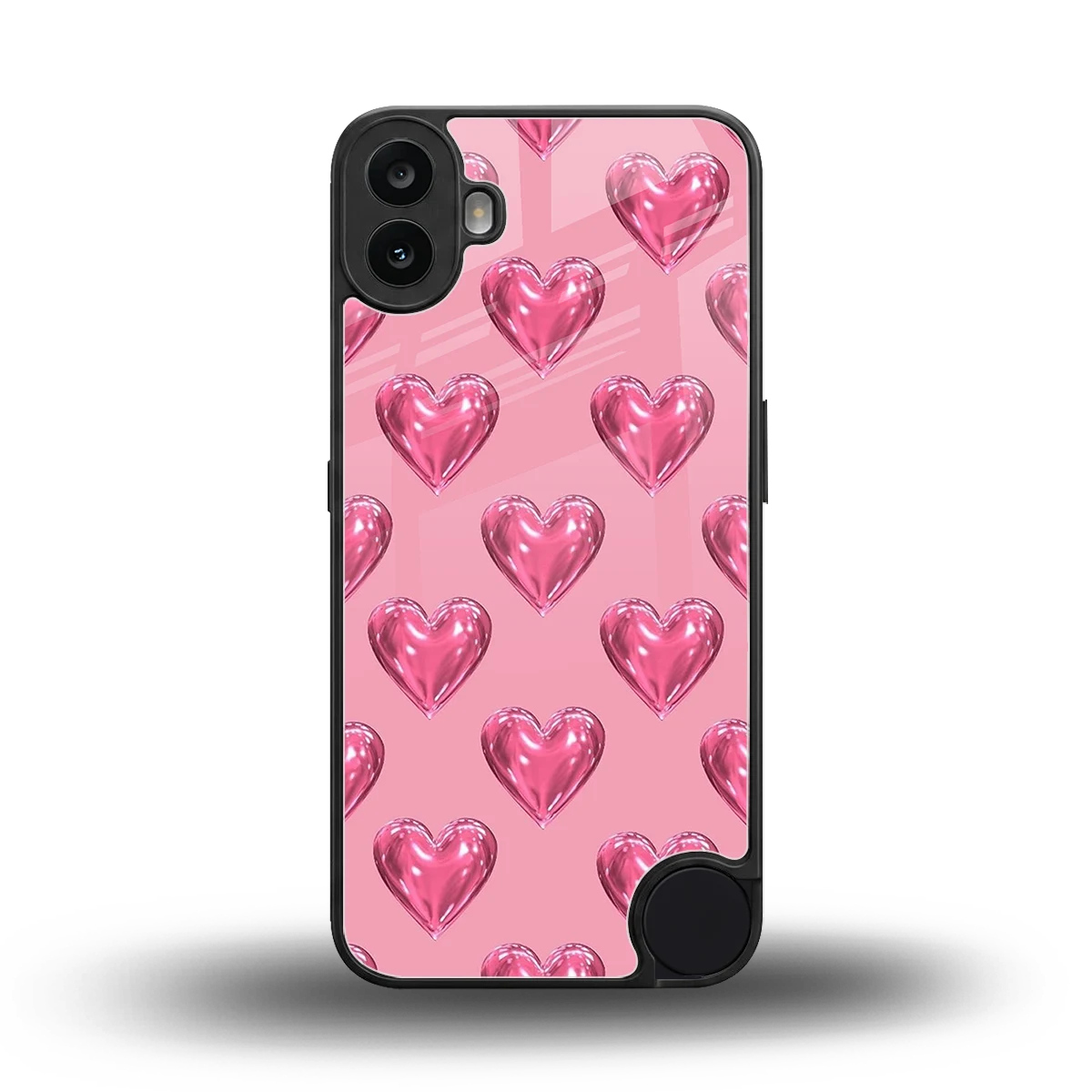 Chrome Blush back phone cover | glass case for cmf nothing phone 1