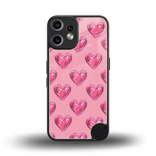 Chrome Blush back phone cover | glass case for cmf nothing phone 2 pro