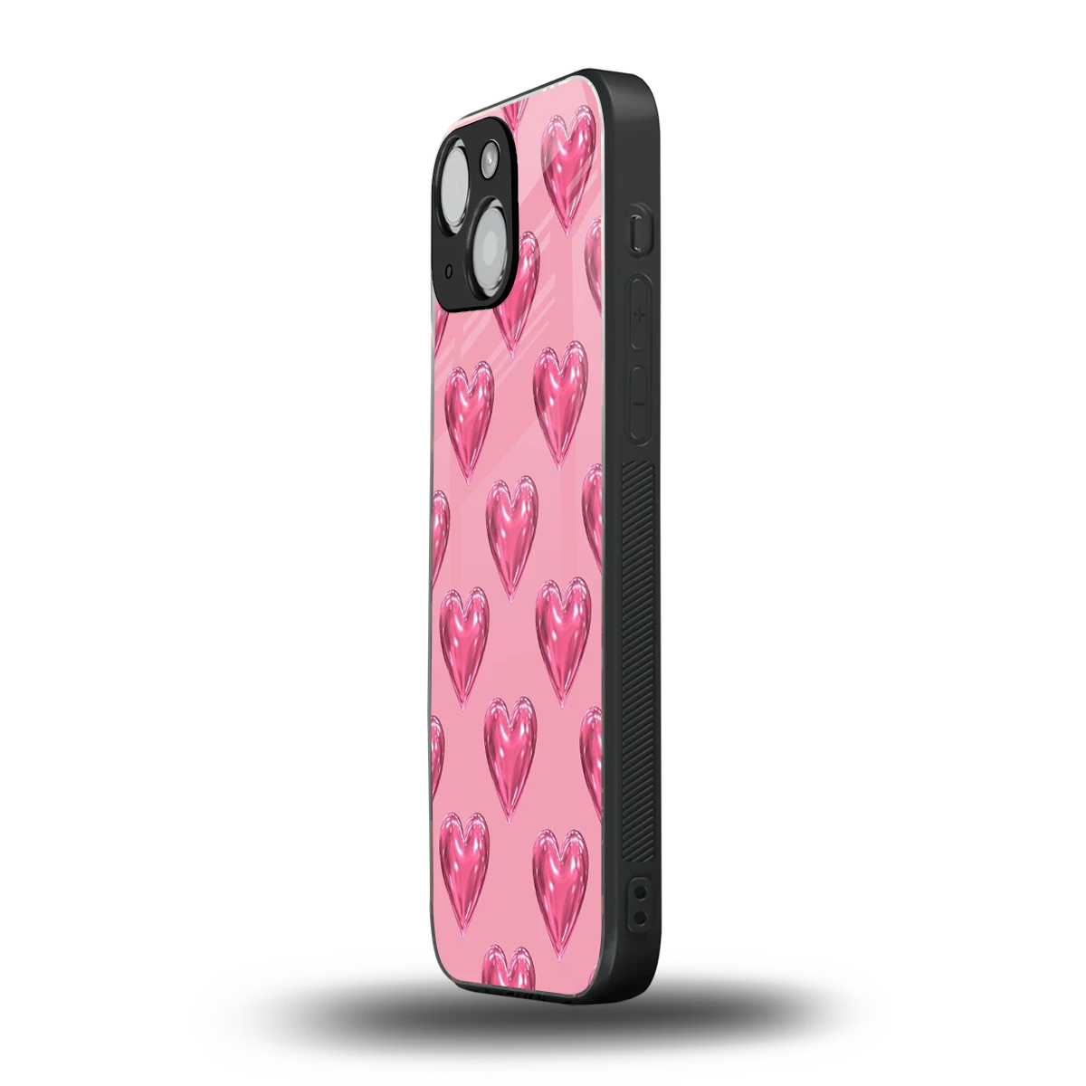 Chrome Blush iphone 13 mini mobile cover | shockproof glass phone case
