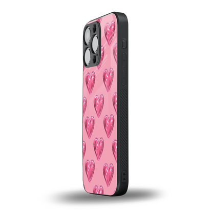 Chrome Blush iphone 11 pro max mobile cover | shockproof glass phone case