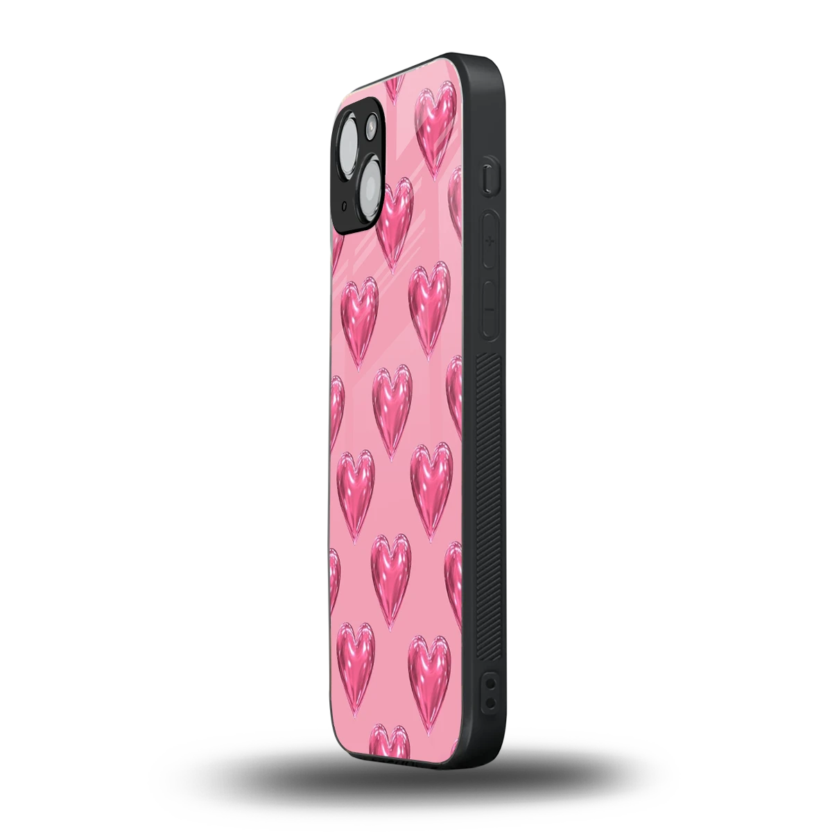 Chrome Blush iphone 14 mobile cover | shockproof glass phone case