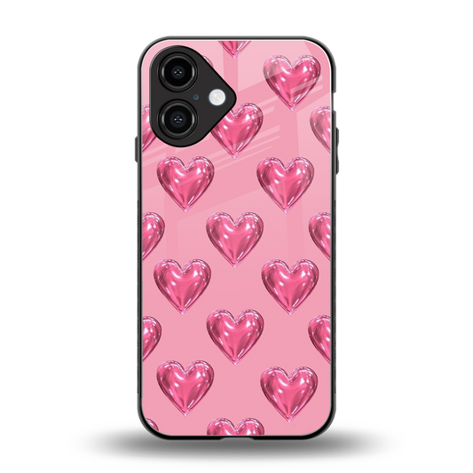 Chrome Blush Phone Case for Iphone 16 | Glass Case