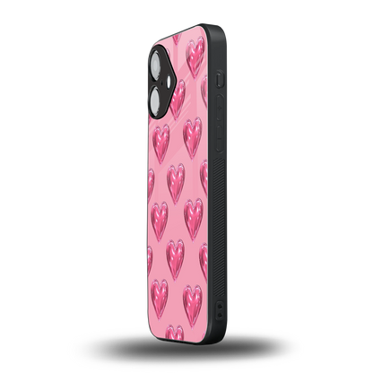 Chrome Blush Phone Case for Iphone 16 | Glass Case