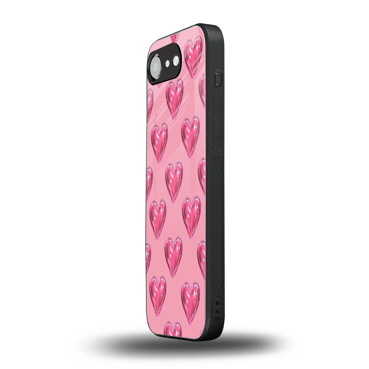 Chrome Blush iphone 17e mobile cover | shockproof glass phone case