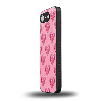 Chrome Blush iphone 17e mobile cover | shockproof glass phone case