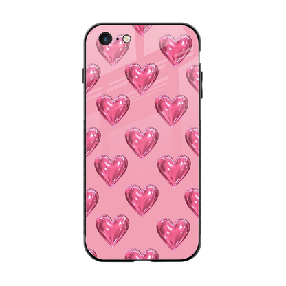Chrome Blush back phone cover | glass case for iphone 6s