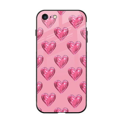 Chrome Blush back phone cover | glass case for iphone 7