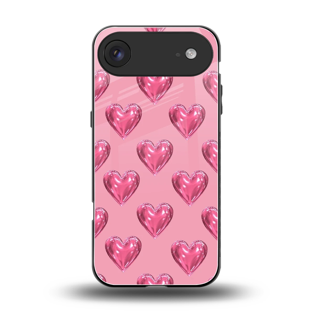 Chrome Blush back phone cover | glass case for iphone air