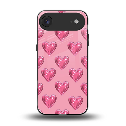 Chrome Blush back phone cover | glass case for iphone air