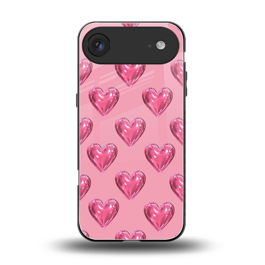 Chrome Blush back phone cover | glass case for iphone air