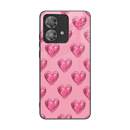 Chrome Blush back phone cover | glass case for motorola edge 40 neo 5g
