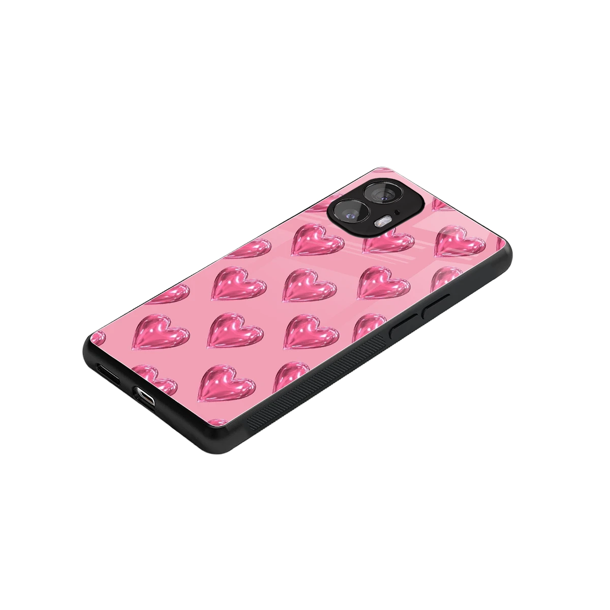Chrome Blush stylish phone case for nothing phone 2 | glossy glass and slim fit