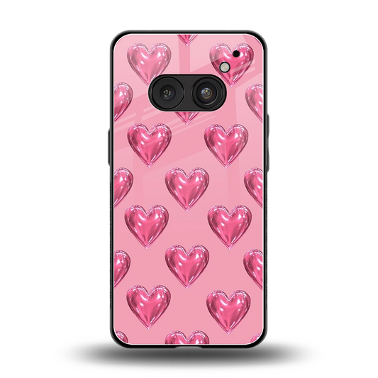 Chrome Blush back phone cover | glass case for nothing phone 2a