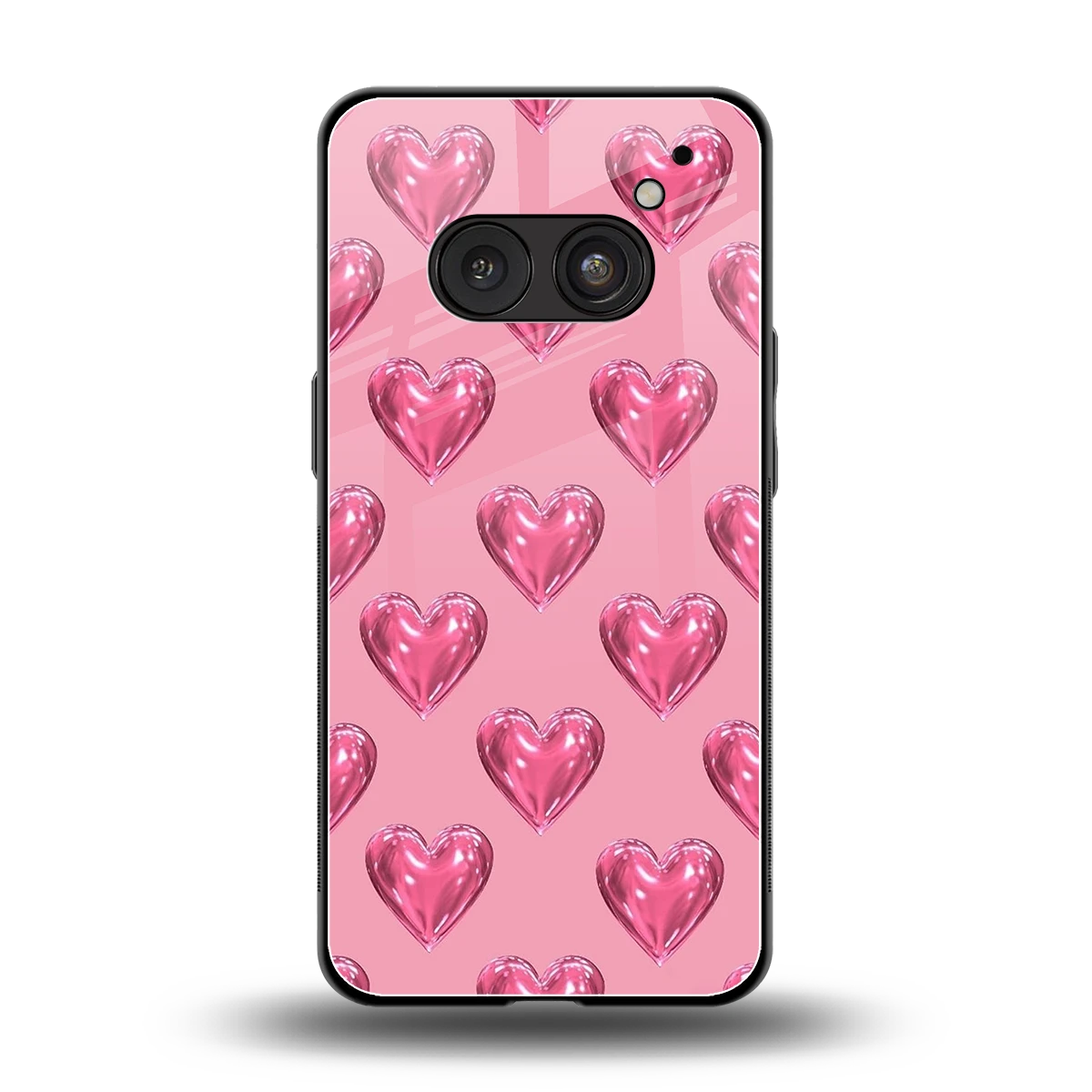 Chrome Blush back phone cover | glass case for nothing phone 2a plus