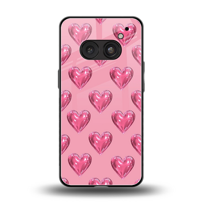 Chrome Blush back phone cover | glass case for nothing phone 2a plus