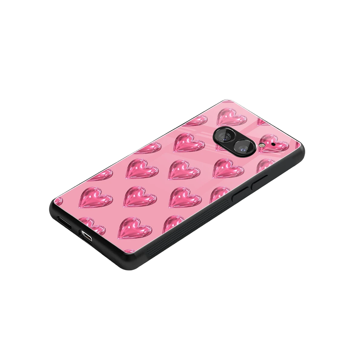 Chrome Blush stylish phone case for nothing phone 2a plus | glossy glass and slim fit
