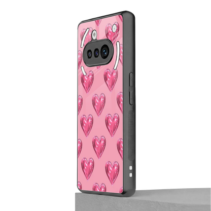 Chrome Blush nothing phone 3a mobile cover | shockproof glass phone case