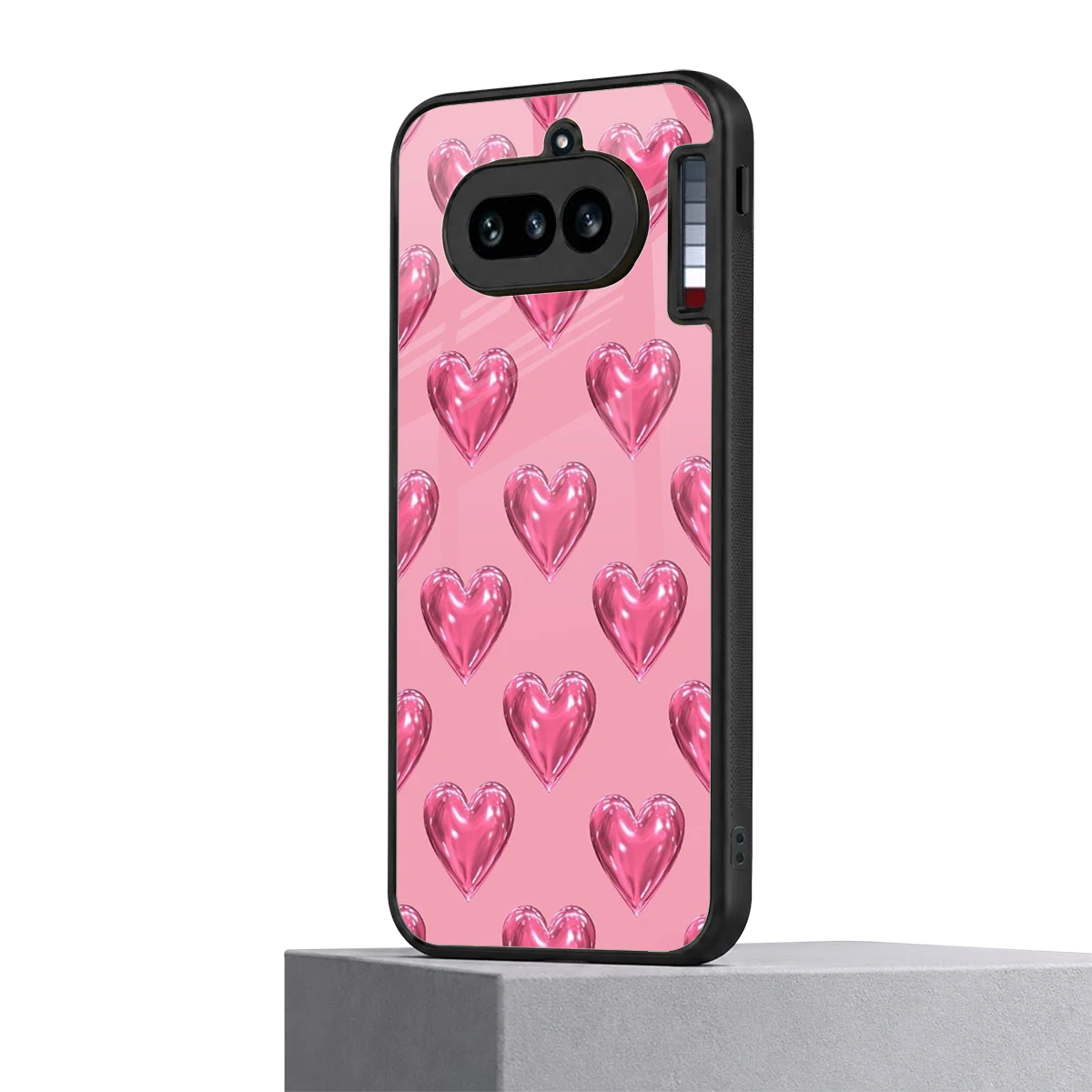 Chrome Blush nothing phone 4a mobile cover | shockproof glass phone case