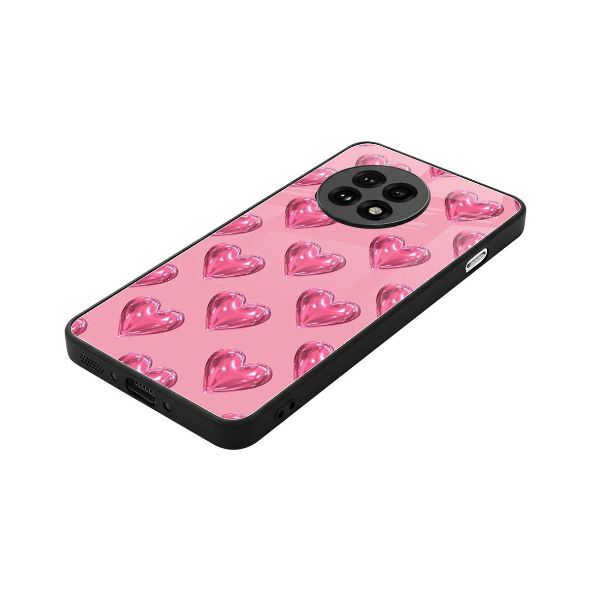 Chrome Blush stylish phone case for oneplus 13r | glossy glass and slim fit