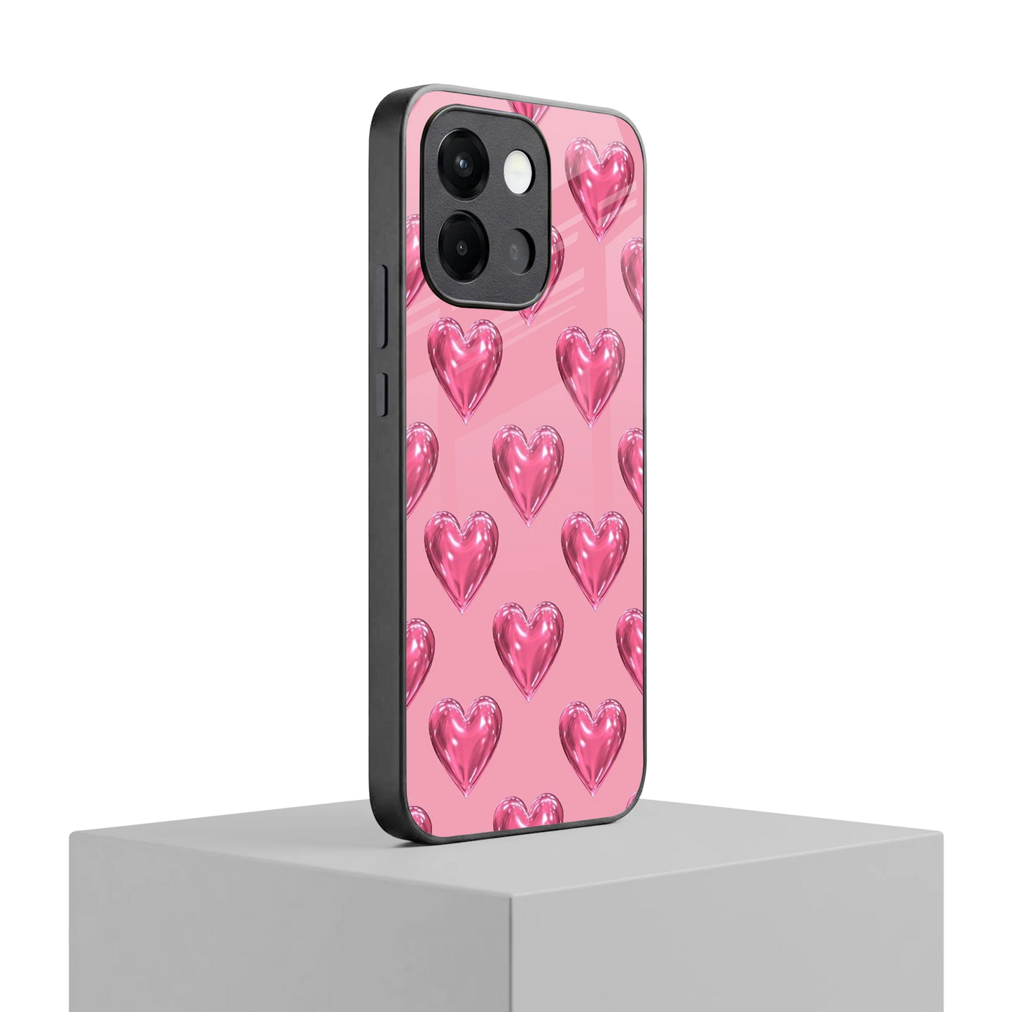Chrome Blush oneplus 13s mobile cover | shockproof glass phone case
