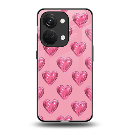 Chrome Blush back phone cover | glass case for oneplus nord 3