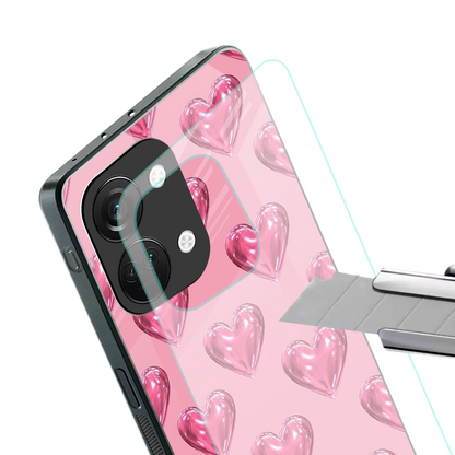 Chrome Blush stylish phone case for oneplus nord 3 | glossy glass and slim fit