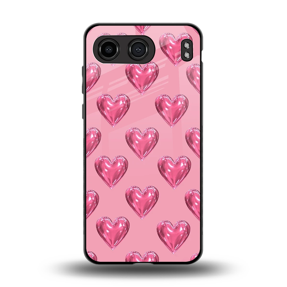 Chrome Blush back phone cover | glass case for oneplus nord 4