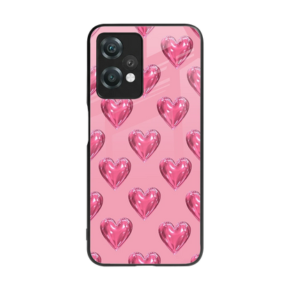 Chrome Blush back phone cover | glass case for oneplus nord ce 2 lite