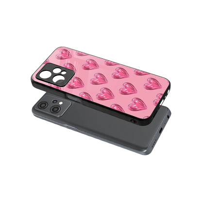 Chrome Blush sleek oneplus nord ce 2 lite cover with tempered glass back and TPU edges