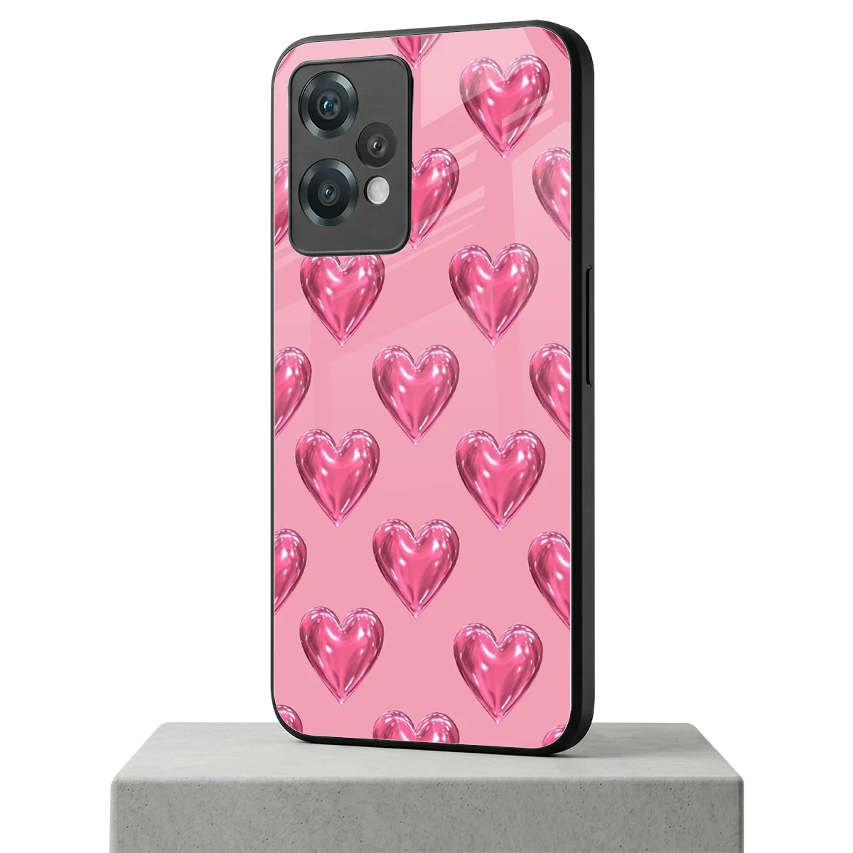 Chrome Blush oneplus nord ce 2 lite mobile cover | shockproof glass phone case