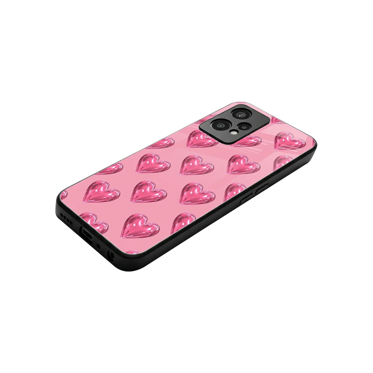 Chrome Blush stylish phone case for oneplus nord ce 2 lite | glossy glass and slim fit