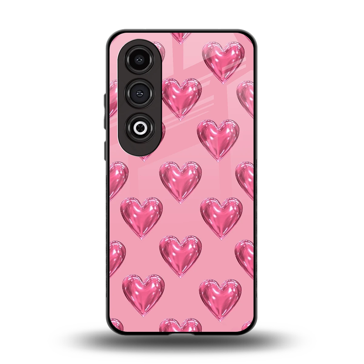 Chrome Blush back phone cover | glass case for oneplus nord ce 4