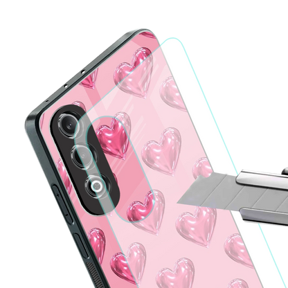 Chrome Blush stylish phone case for oneplus nord ce 4 | glossy glass and slim fit