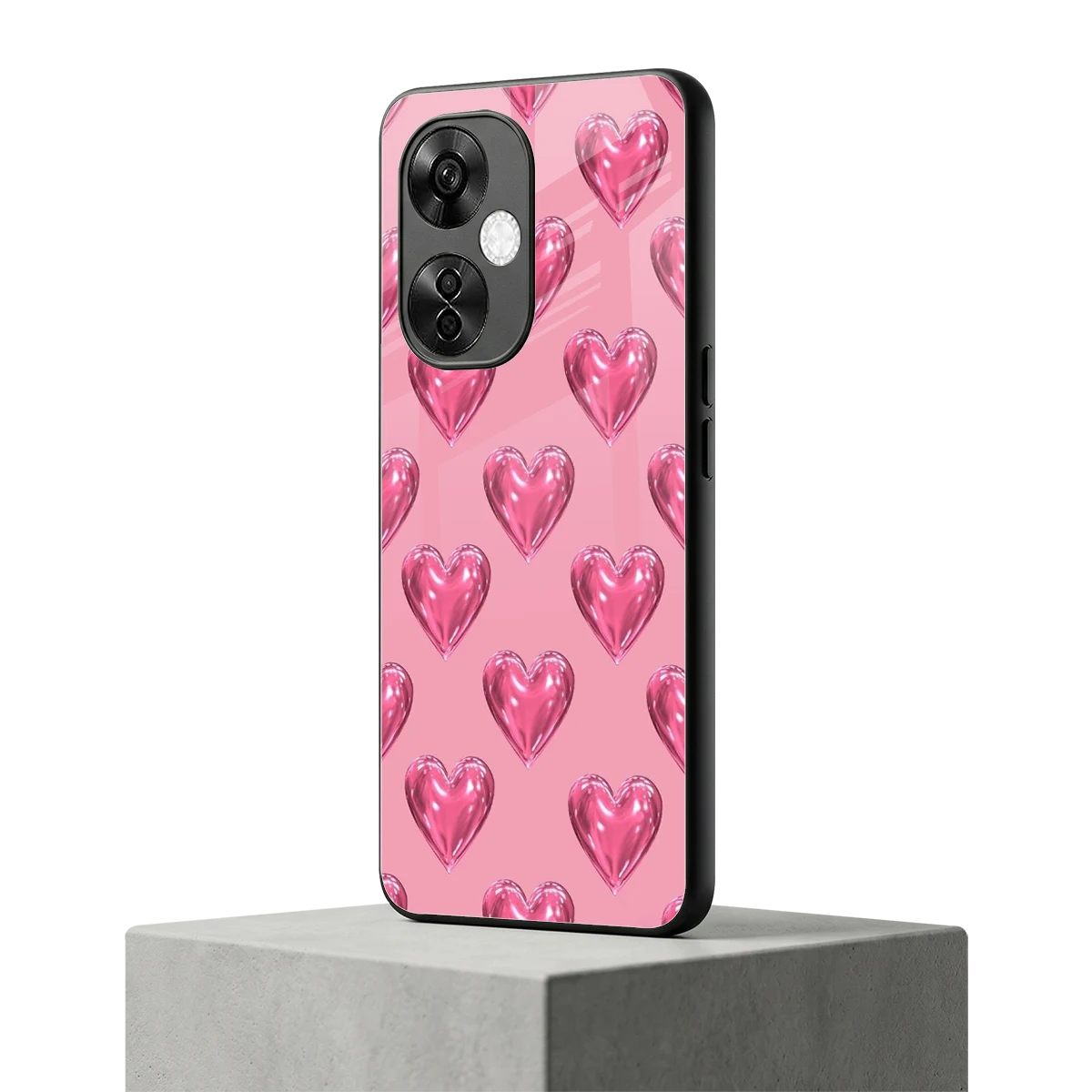 Chrome Blush oneplus nord ce 3 lite mobile cover | shockproof glass phone case