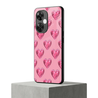 Chrome Blush oneplus nord ce 3 lite mobile cover | shockproof glass phone case