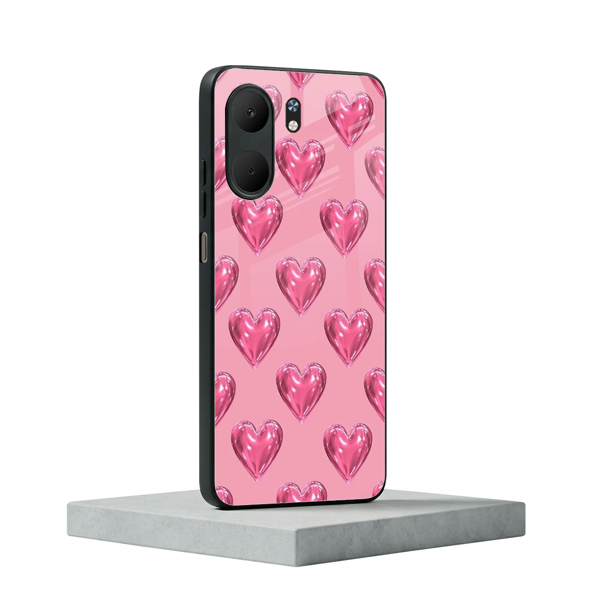 Chrome Blush oppo a5x 5g mobile cover | shockproof glass phone case