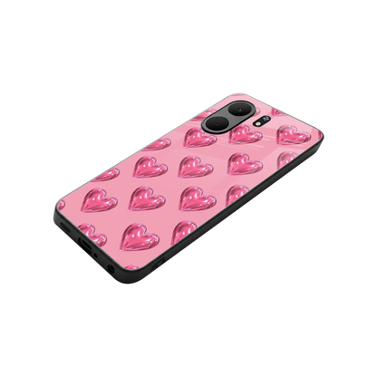 Chrome Blush stylish phone case for oppo a5x 5g | glossy glass and slim fit