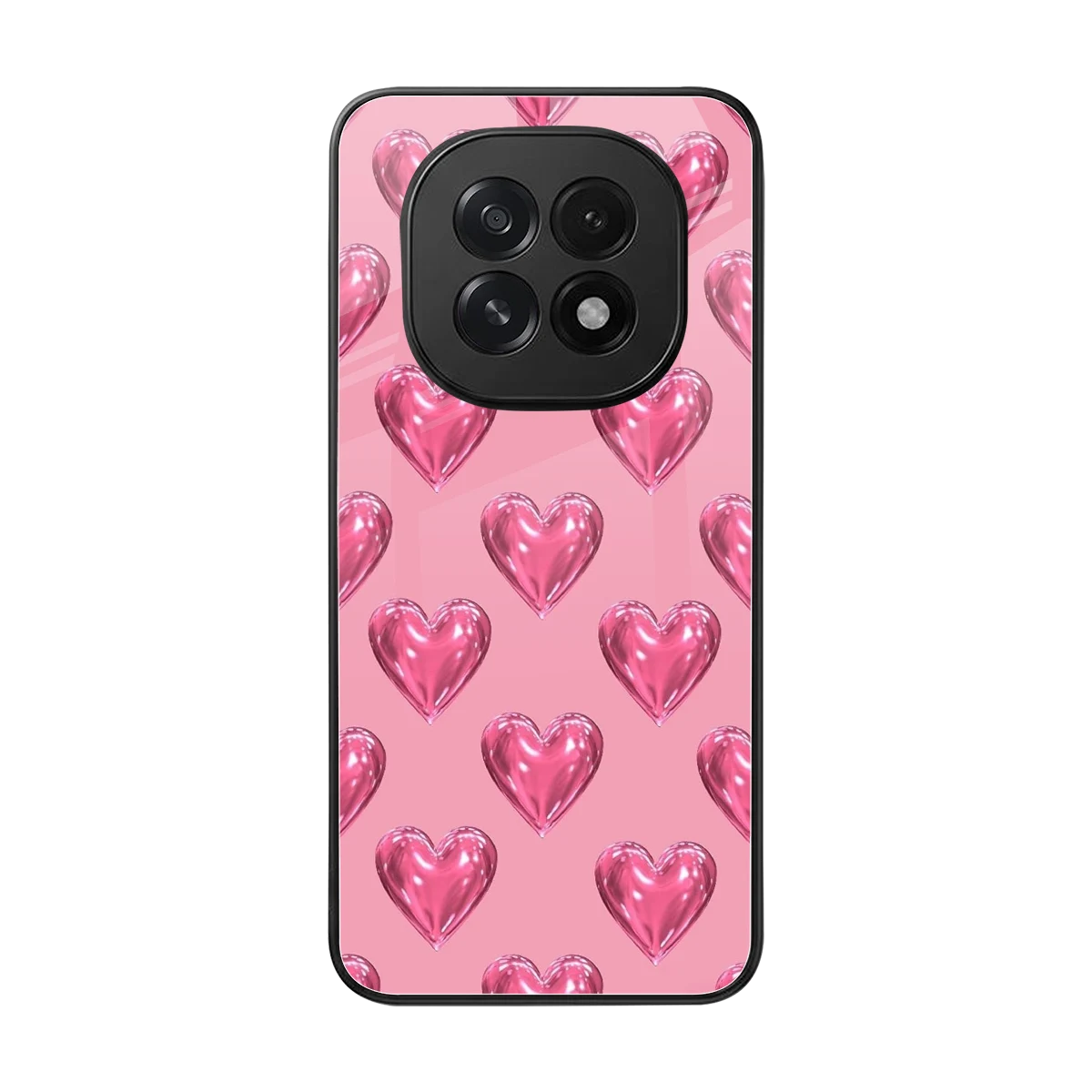 Chrome Blush back phone cover | glass case for oppo f29 5g