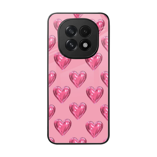 Chrome Blush back phone cover | glass case for oppo f29 5g