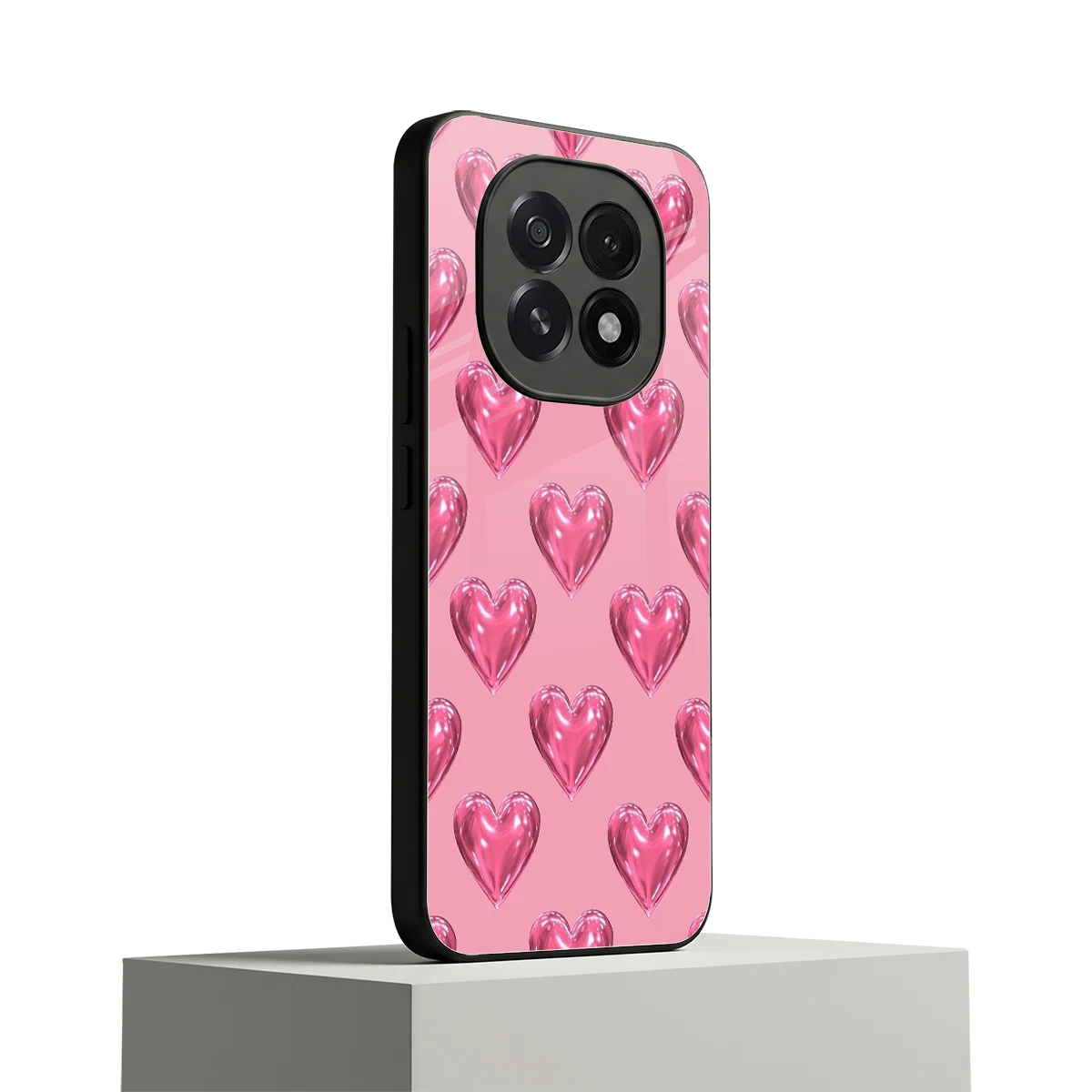 Chrome Blush oppo f29 5g mobile cover | shockproof glass phone case