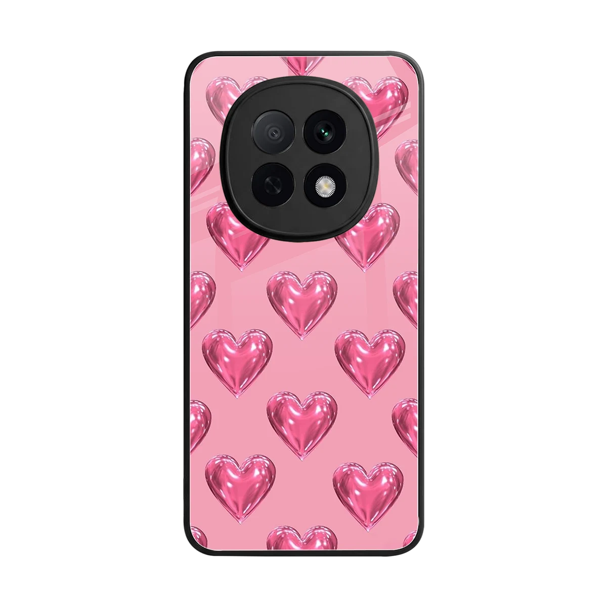 Chrome Blush back phone cover | glass case for oppo f29 pro 5g