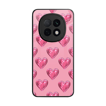 Chrome Blush back phone cover | glass case for oppo f29 pro 5g