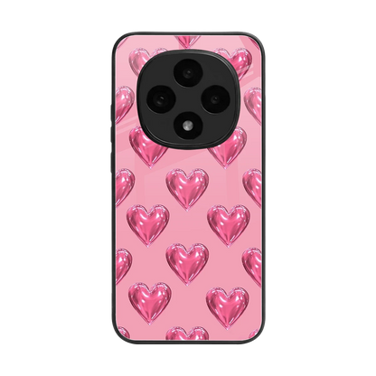 Chrome Blush back phone cover | glass case for oppo f31 pro 5g