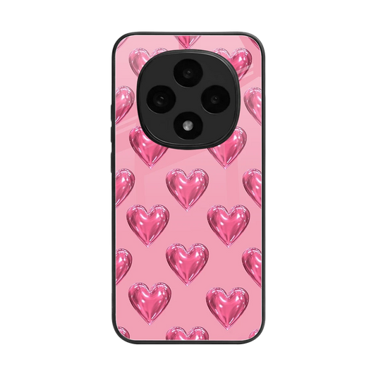 Chrome Blush back phone cover | glass case for oppo f31 pro 5g