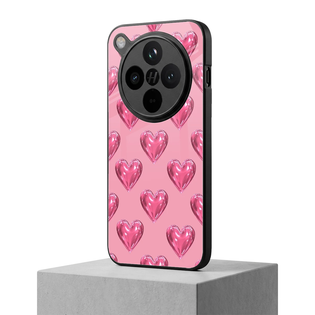 Chrome Blush oppo find x8 mobile cover | shockproof glass phone case