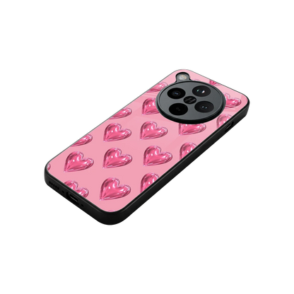 Chrome Blush stylish phone case for oppo find x8 | glossy glass and slim fit