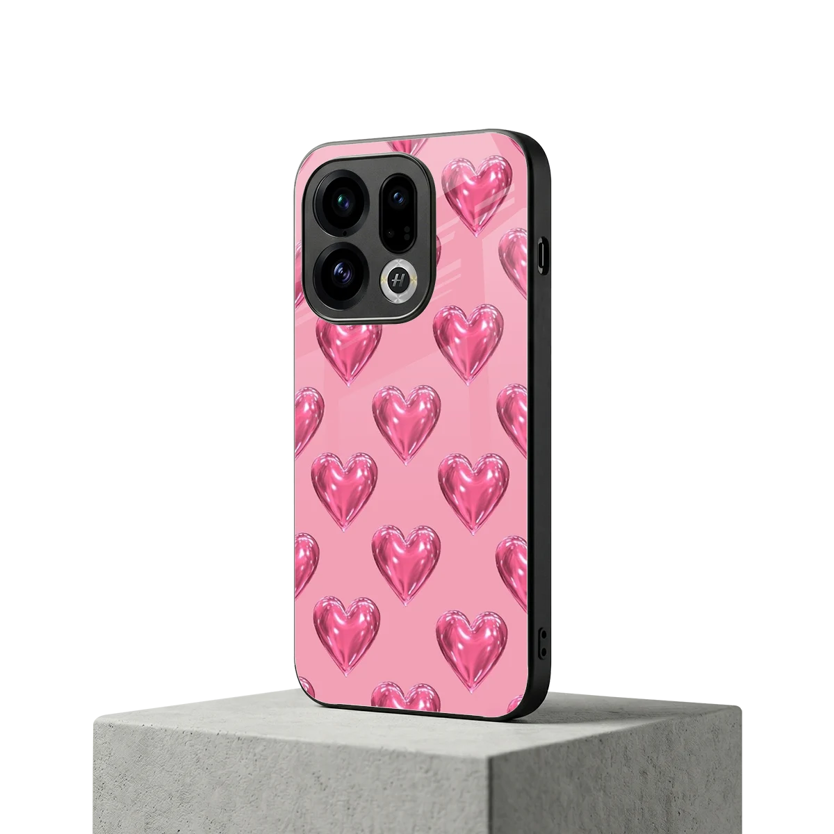 Chrome Blush oppo find x9 mobile cover | shockproof glass phone case