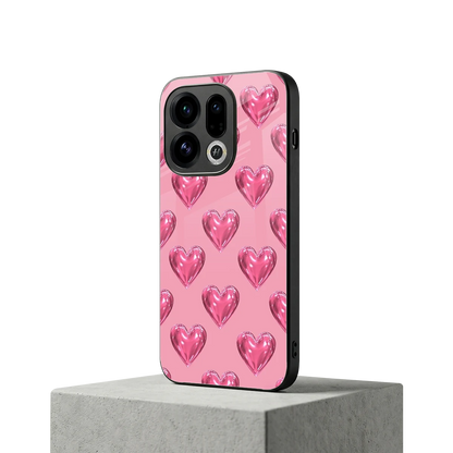 Chrome Blush oppo find x9 mobile cover | shockproof glass phone case